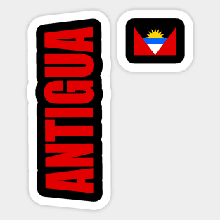 Antigua and Barbuda Gift Sticker